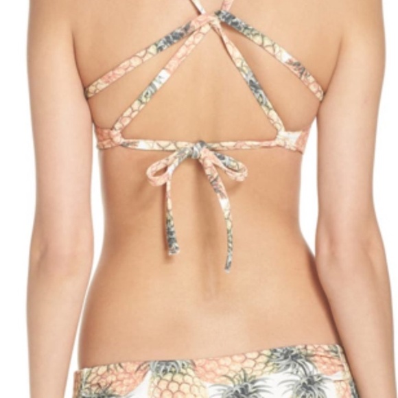 Boys + Arrows Pina Colada pineapple Dylan Bikini Top - Picture 11 of 12